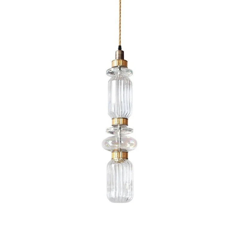Suspension Cylindre en Verre Cristal — Lustre Luxe Style Italien | VENISE™
