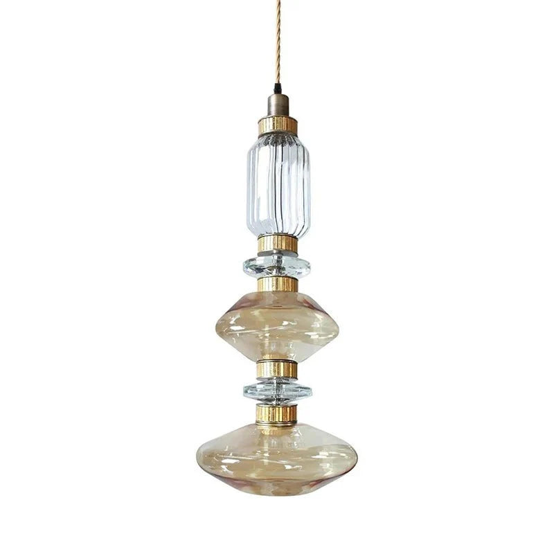 Suspension Cylindre en Verre Cristal — Lustre Luxe Style Italien | VENISE™