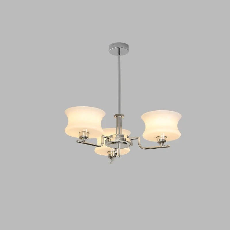 Suspension Globes en Verre Laiteux — Lustre Style Bauhaus Mid-Century | NACRE™