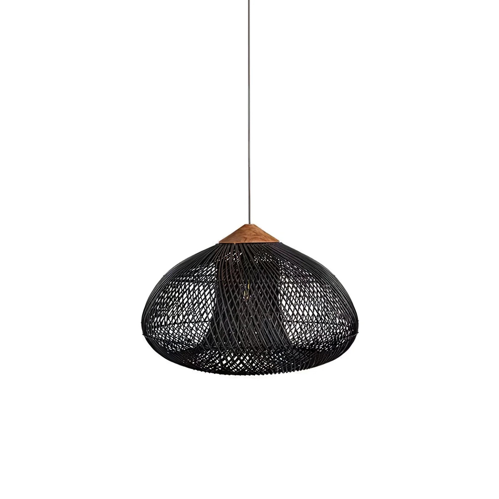 Suspension en Rotin Tressé — Lustre Style Asie du Sud-Est | OSIER™