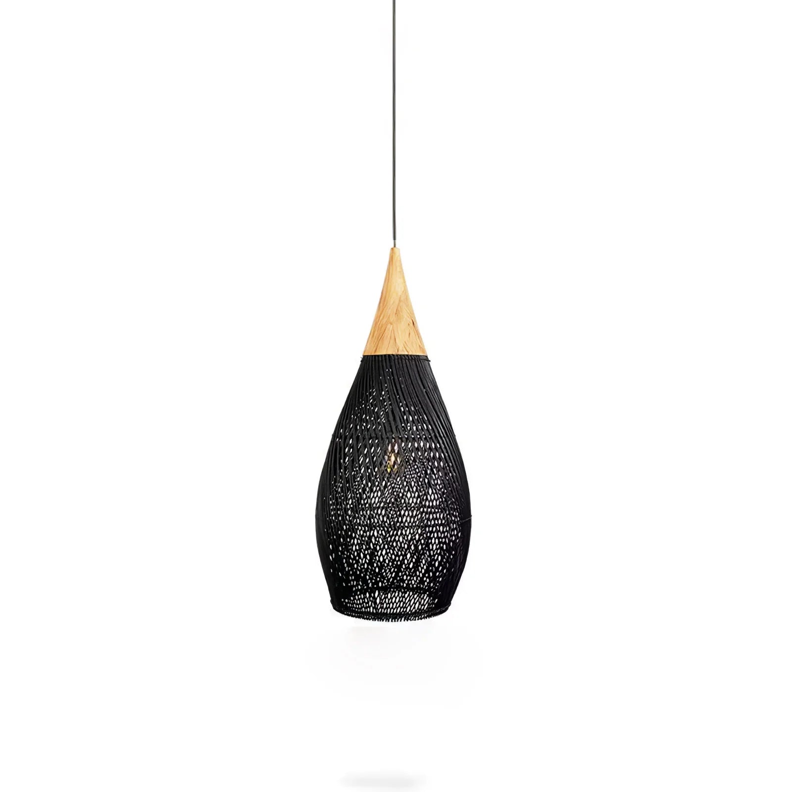 Suspension en Rotin Tressé — Lustre Style Asie du Sud-Est | OSIER™