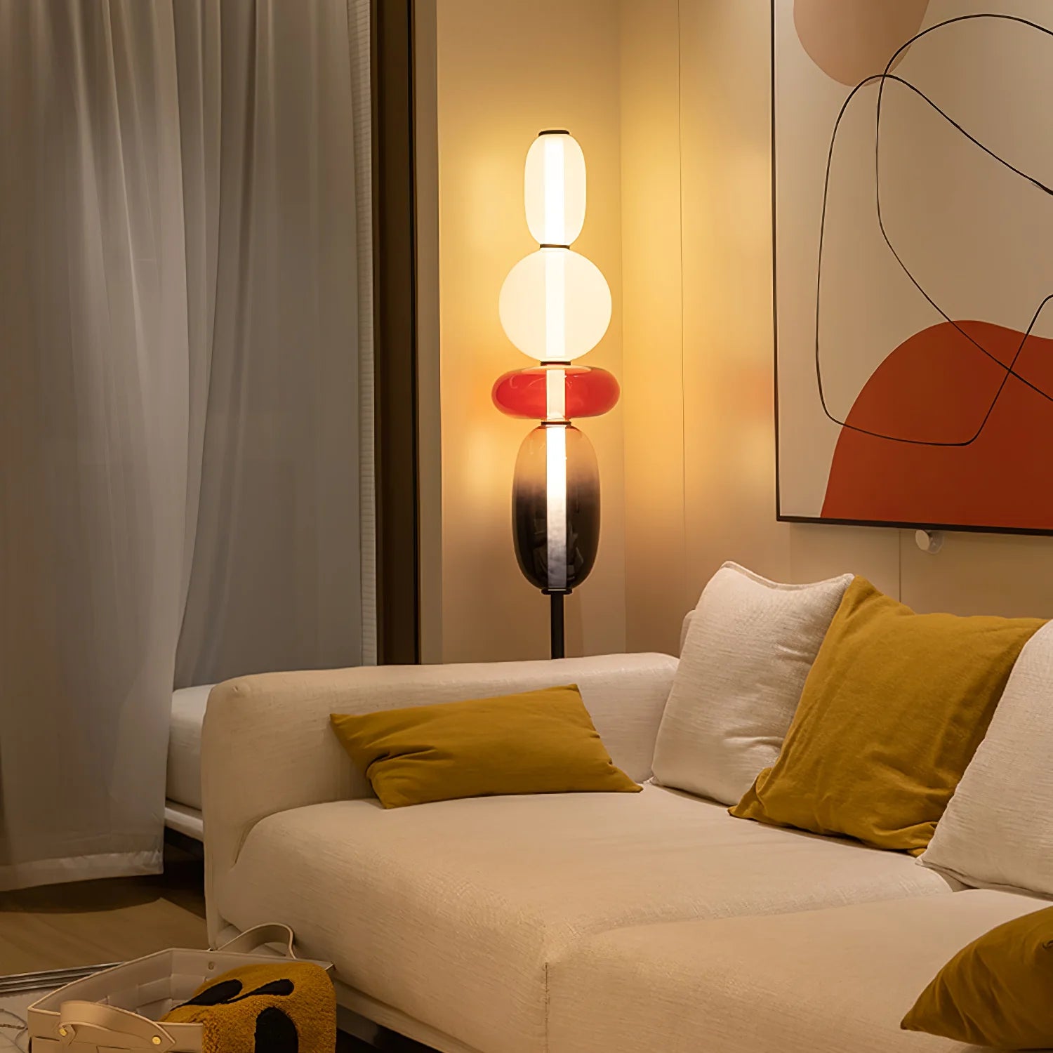 Lampe Boules de Verre Empilées Style Bonbon | BONBON™