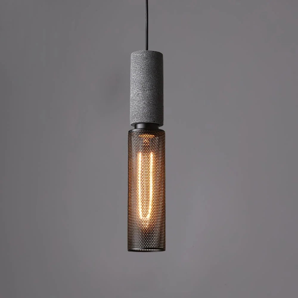 Suspension en Ciment Brut — Lustre Style Loft Industriel Vintage | BÉTON™