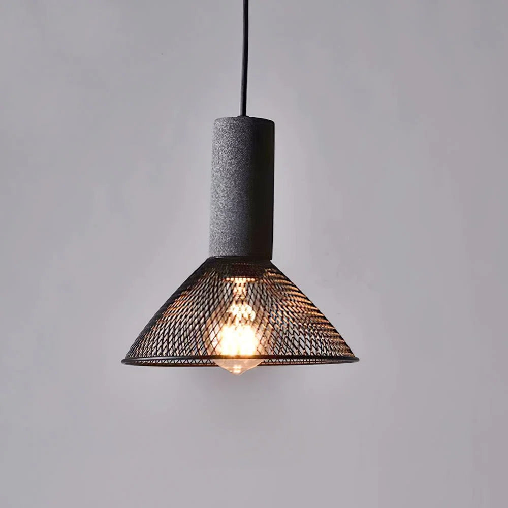 Suspension en Ciment Brut — Lustre Style Loft Industriel Vintage | BÉTON™
