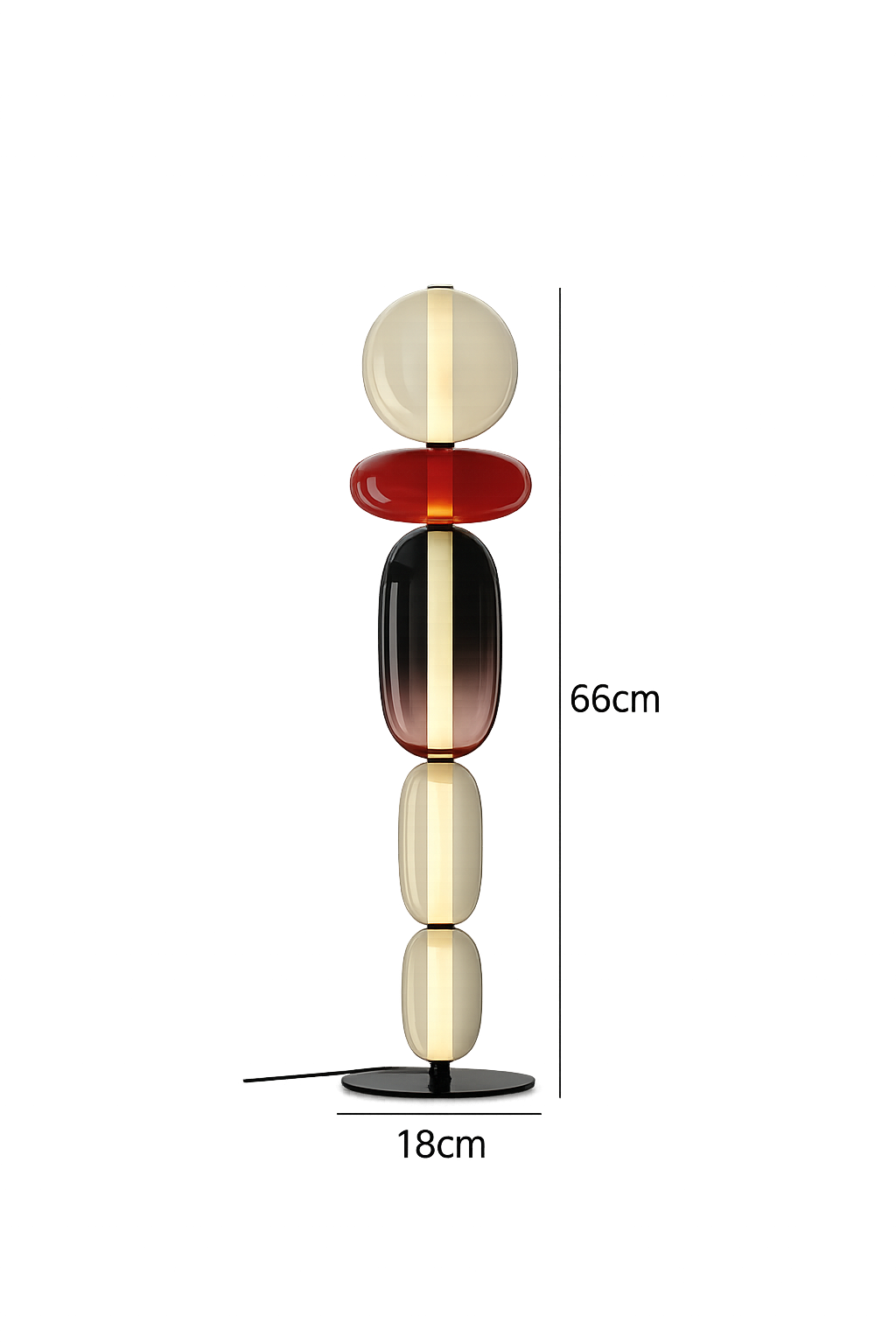 Lampe Boules de Verre Empilées Style Bonbon | BONBON™