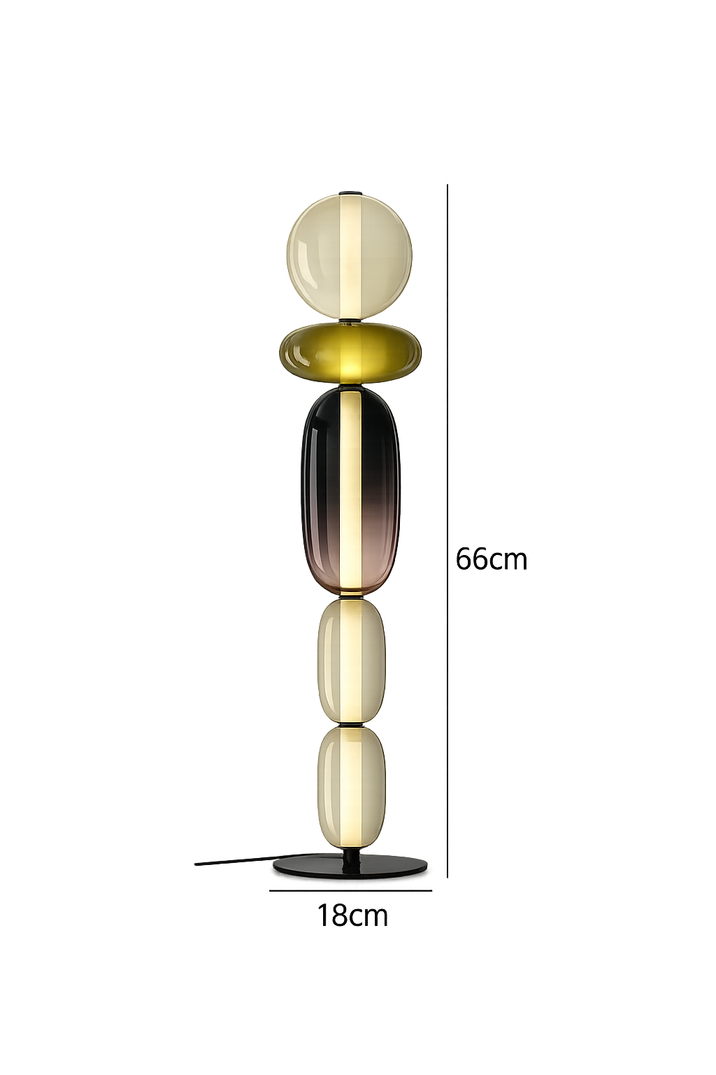 Lampe Boules de Verre Empilées Style Bonbon | BONBON™
