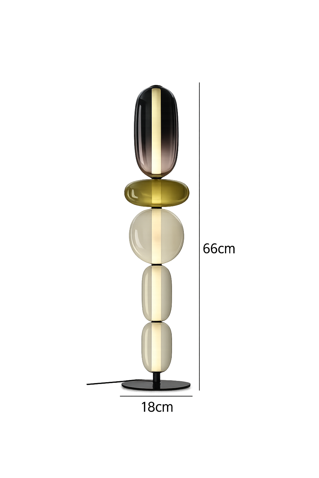 Lampe Boules de Verre Empilées Style Bonbon | BONBON™
