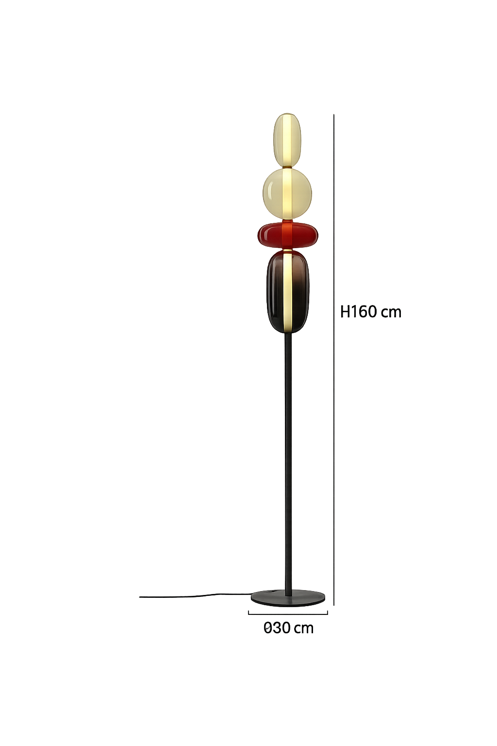 Lampe Boules de Verre Empilées Style Bonbon | BONBON™