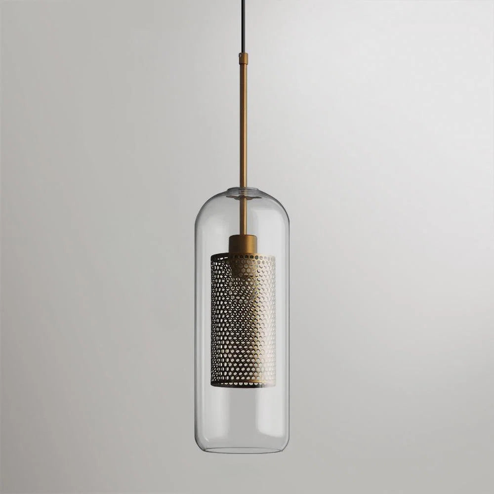 Suspension Cage en Résille Métallique — Lustre Style Loft Industriel | RÉSILLE™