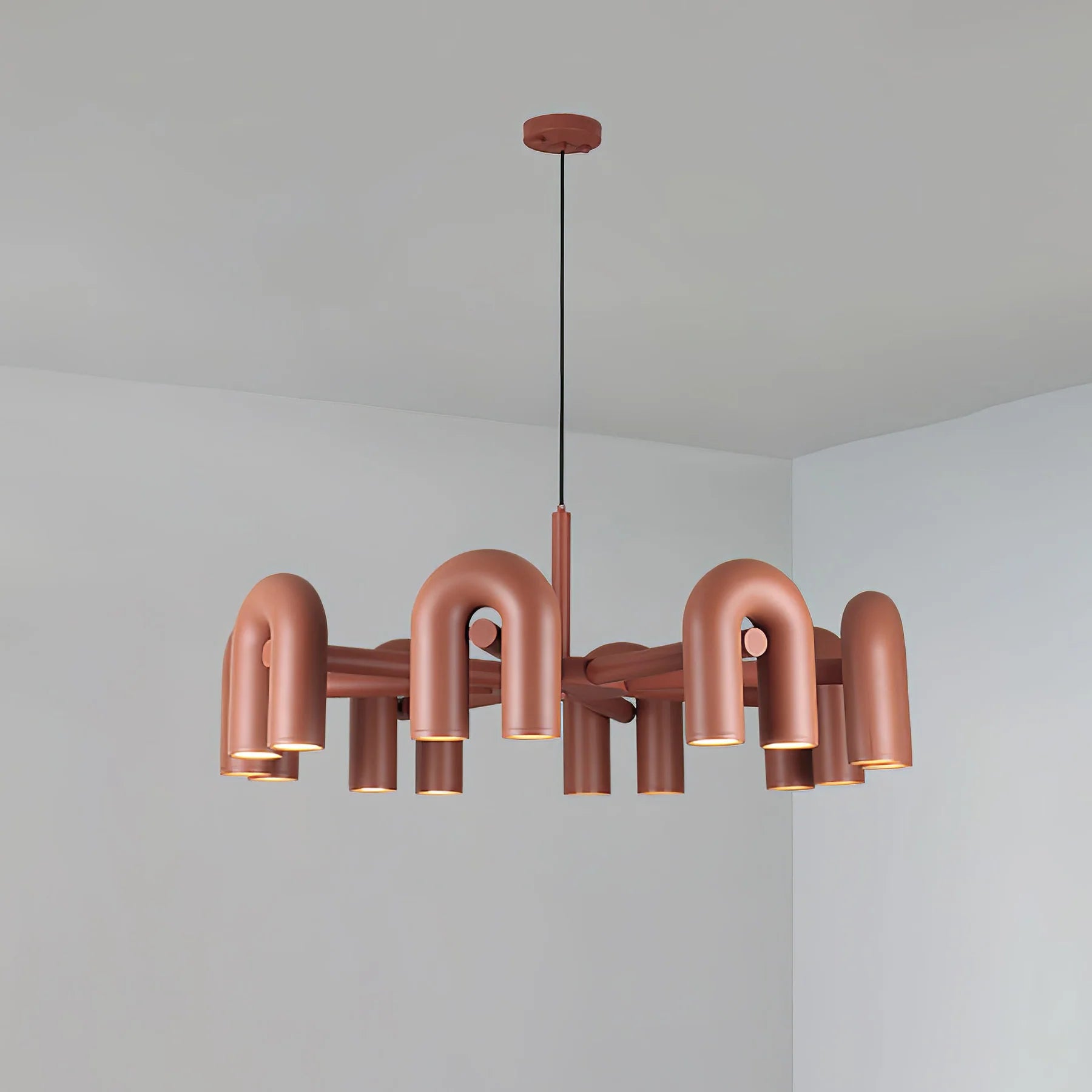 Lustre Tubes en Verre Arches Colorées | MANÈGE™
