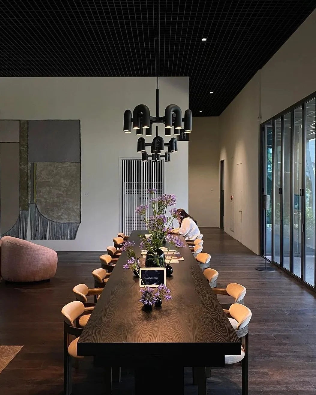 Lustre Tubes en Verre Arches Colorées | MANÈGE™