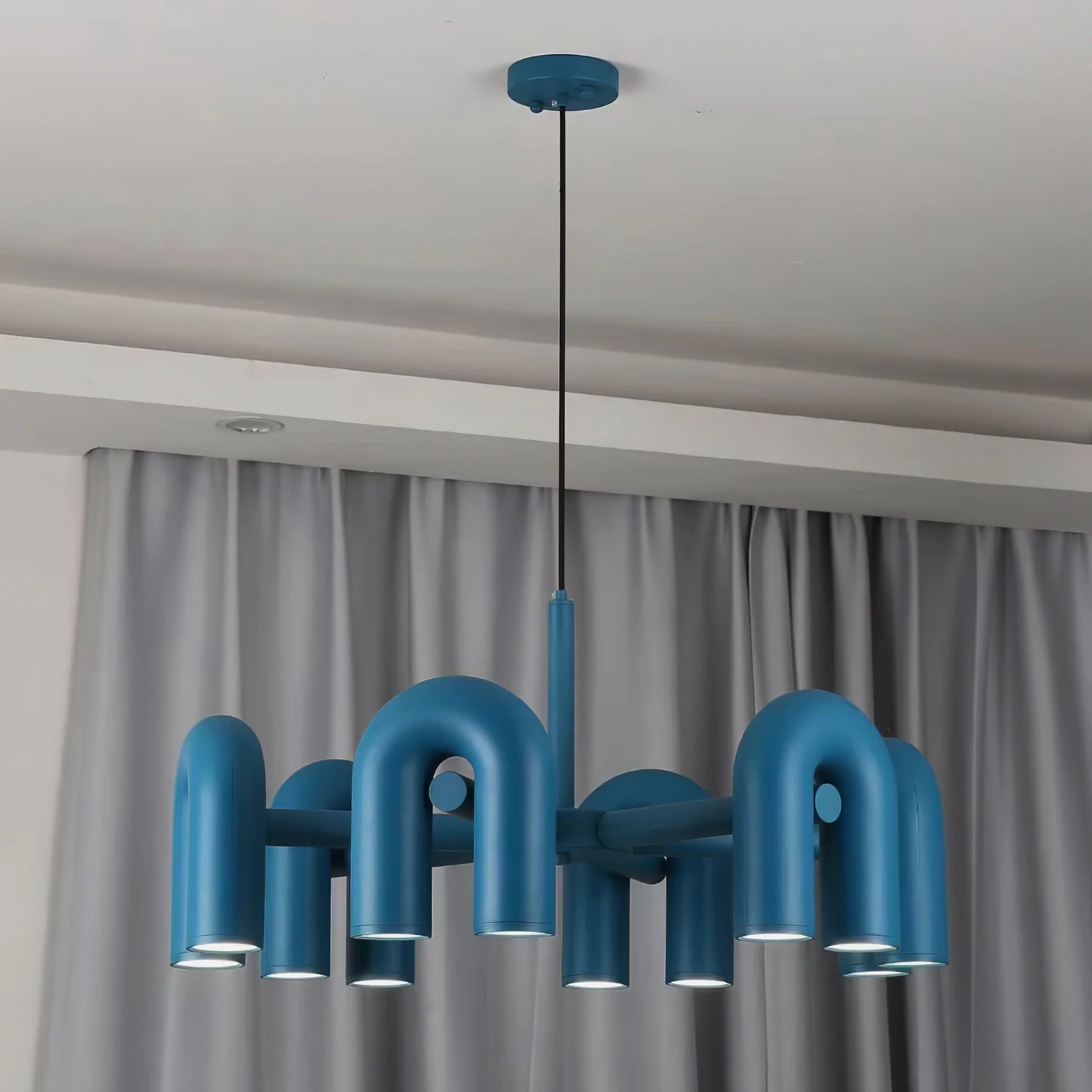 Lustre Tubes en Verre Arches Colorées | MANÈGE™