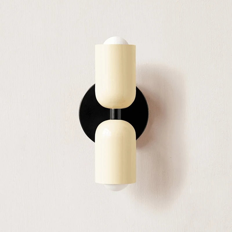 Applique Murale Design Double Capsule Colorée pour Chambre & Salle à Manger | GÉMEAUX™