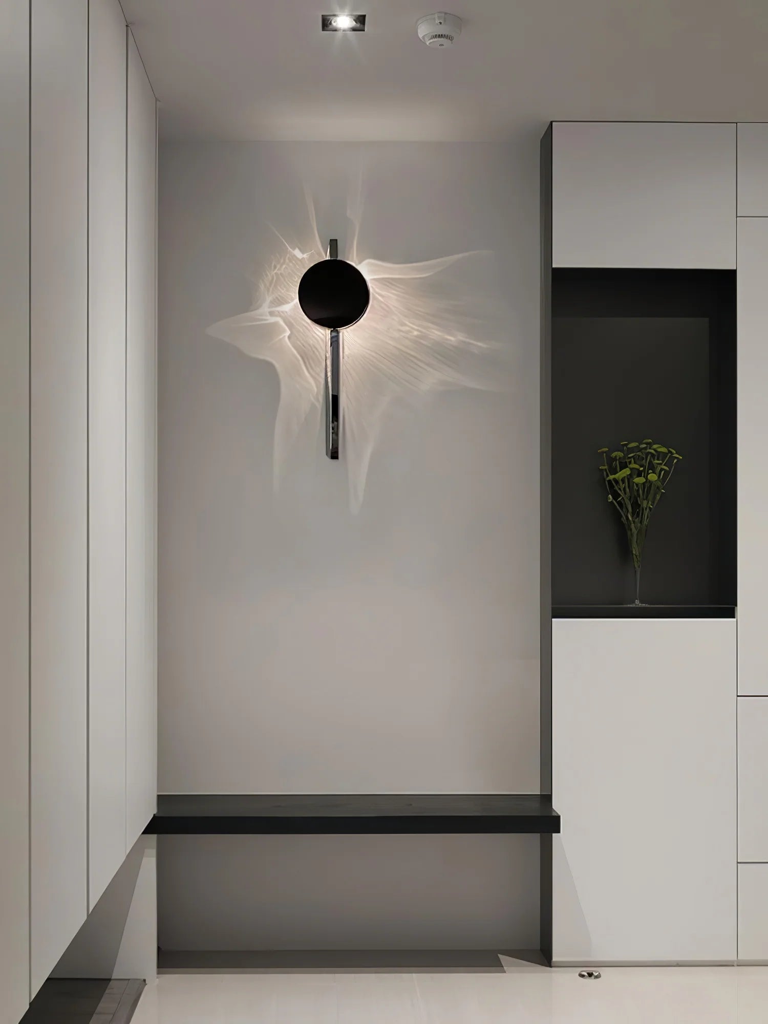 Applique Murale Striée Effet Ombre — Lampe Chevet Style Moderne | STRIÉ™