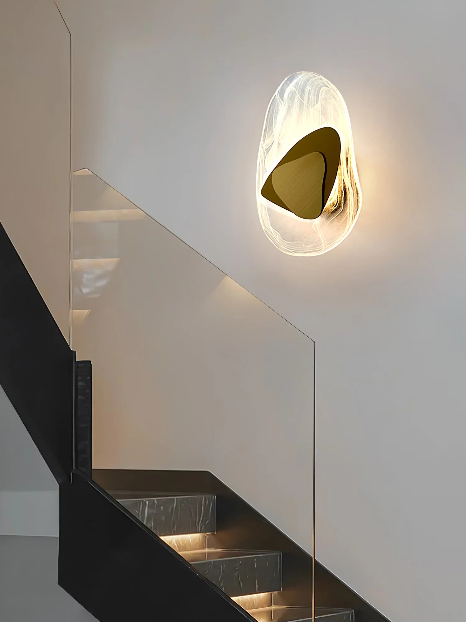 Applique Murale Arc en Métal — Lampe Chevet Style Postmoderne Nordique | CROISSANT™