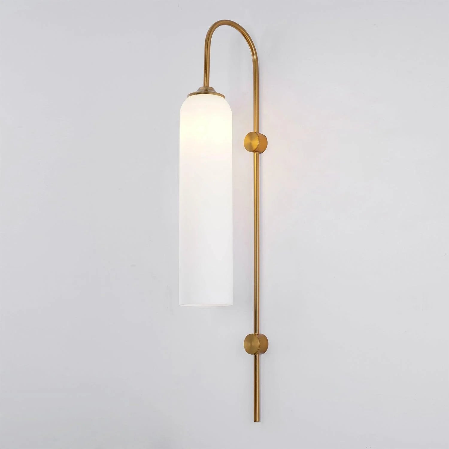 Applique Murale Tube en Verre Coloré — Lampe Chevet Style Nordique Moderne | FUSEAU™