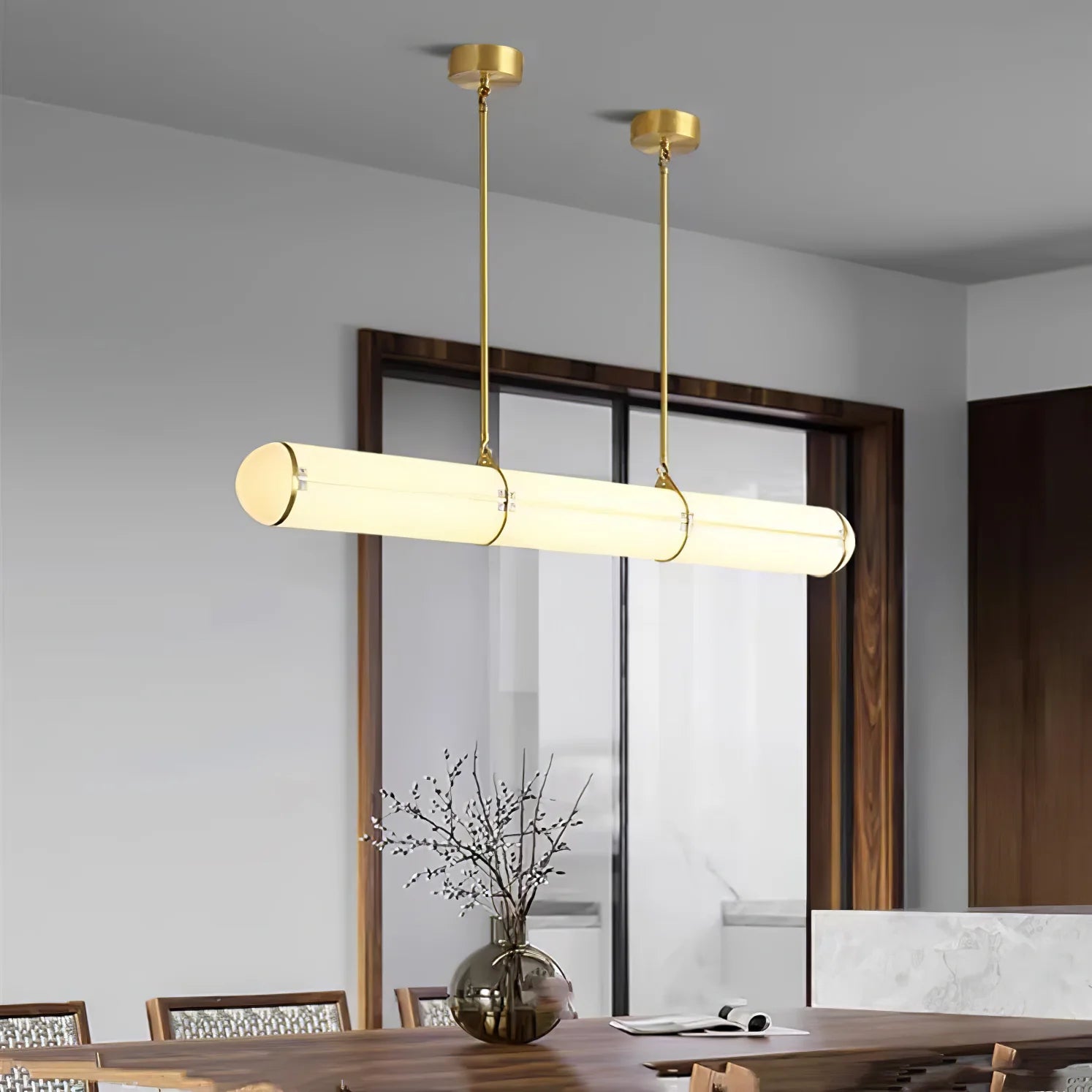 Suspension Linéaire LED Barre Acrylique | RÉGLETTE™