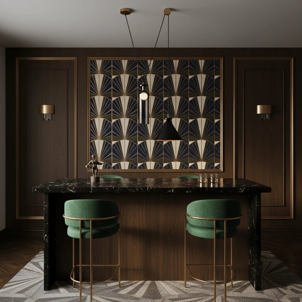 Suspension en Verre Formes Géométriques — Lustre Modulable Style Minimaliste | GÉODE™