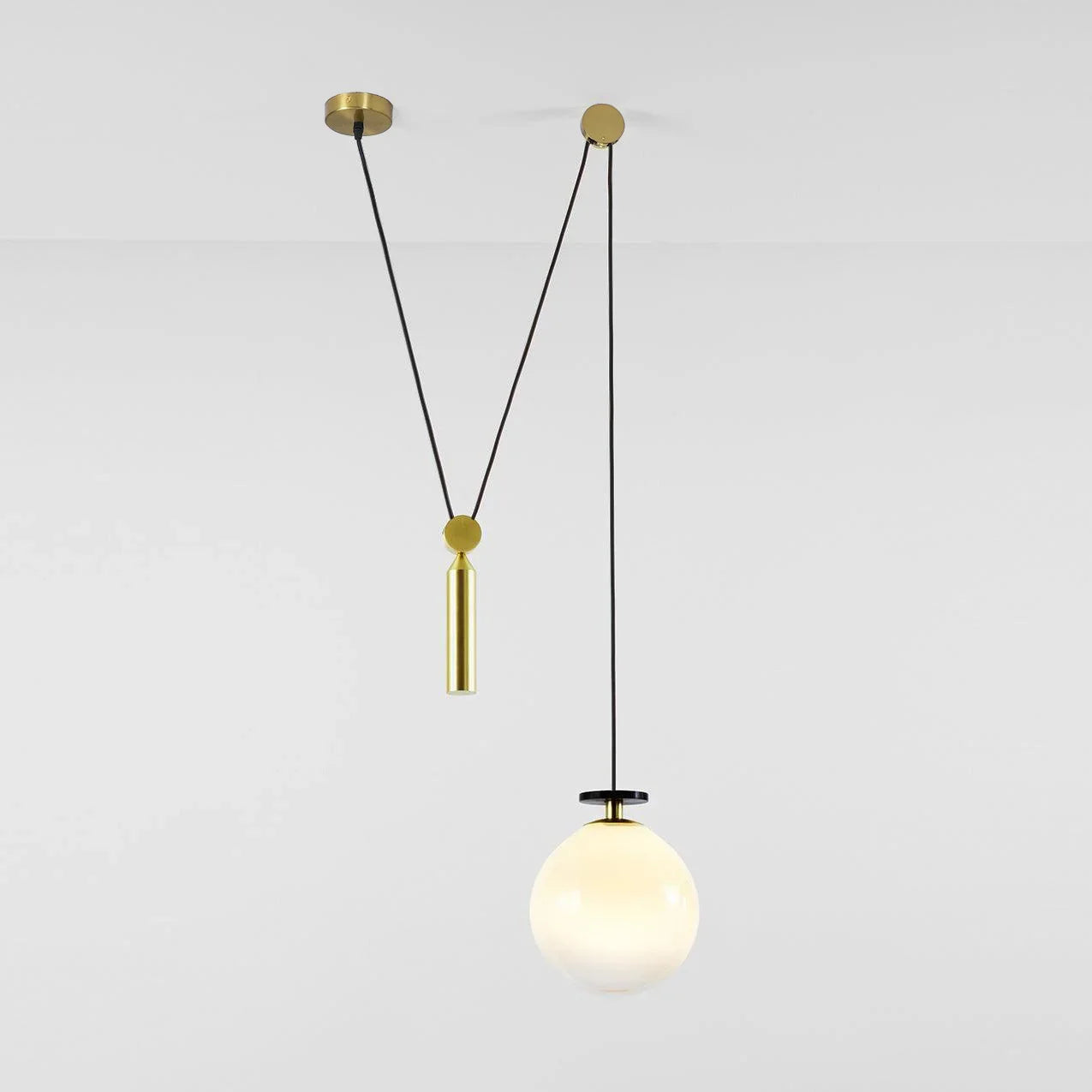 Suspension en Verre Formes Géométriques — Lustre Modulable Style Minimaliste | GÉODE™