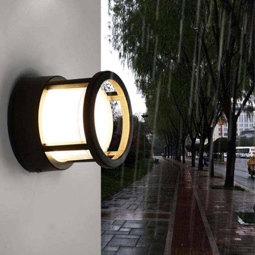 Luminaire extérieur LED étanche noir moderne | LEDS