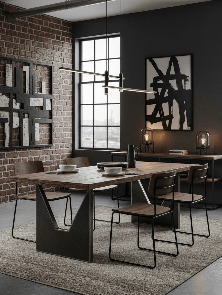 Suspension Linéaire LED Multi-Points — Lustre Minimaliste Table à Manger | CHAPELET™