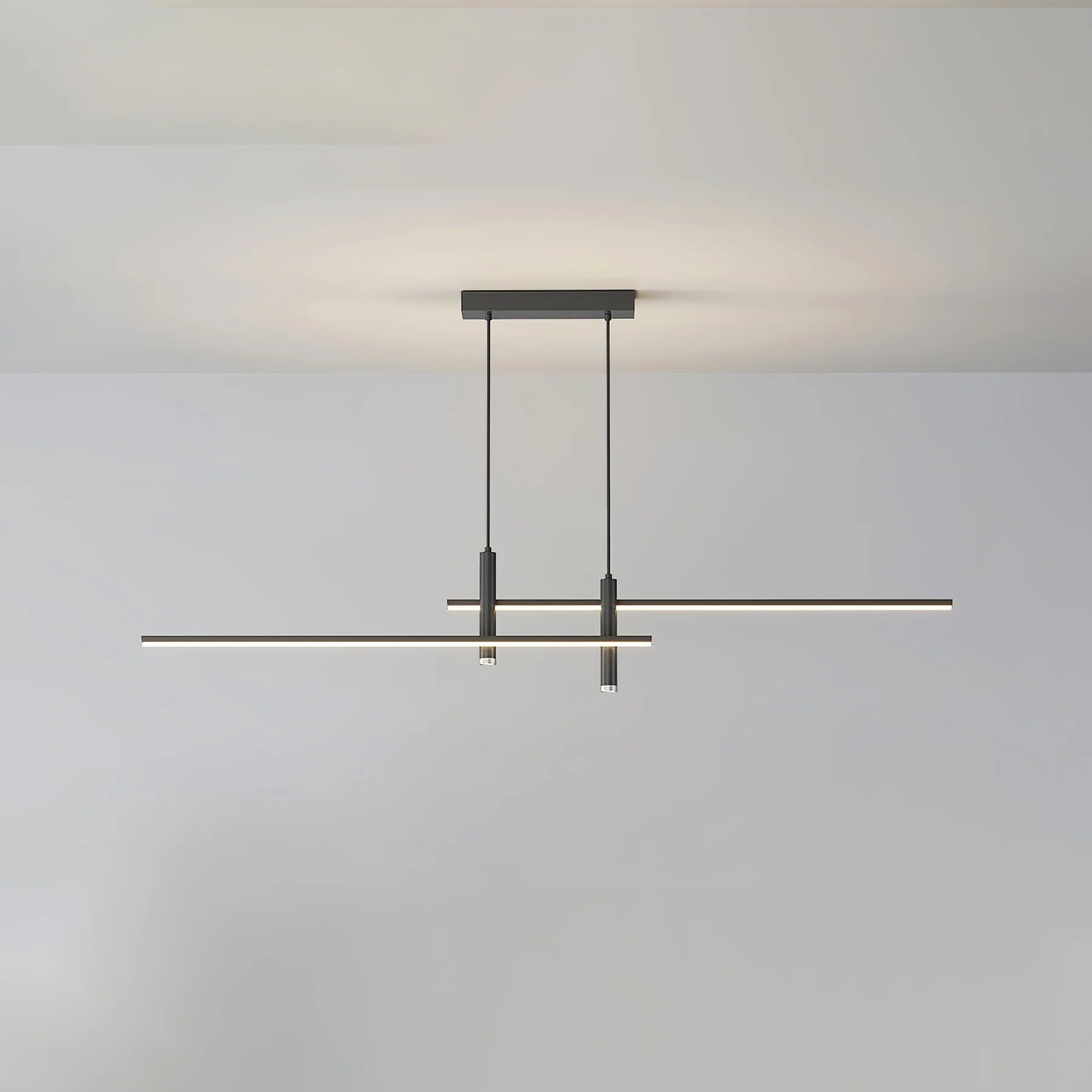 Suspension Linéaire LED Multi-Points — Lustre Minimaliste Table à Manger | CHAPELET™