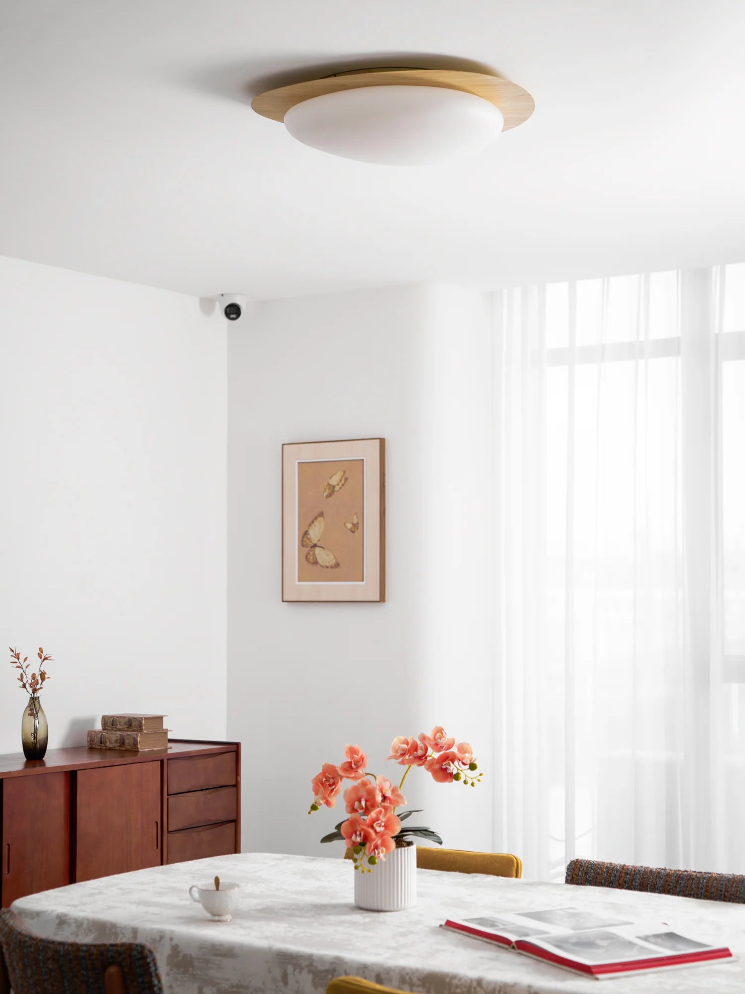 Plafonnier Design Galet Bois Asymétrique pour Chambre & Salle à Manger | CAILLOU™