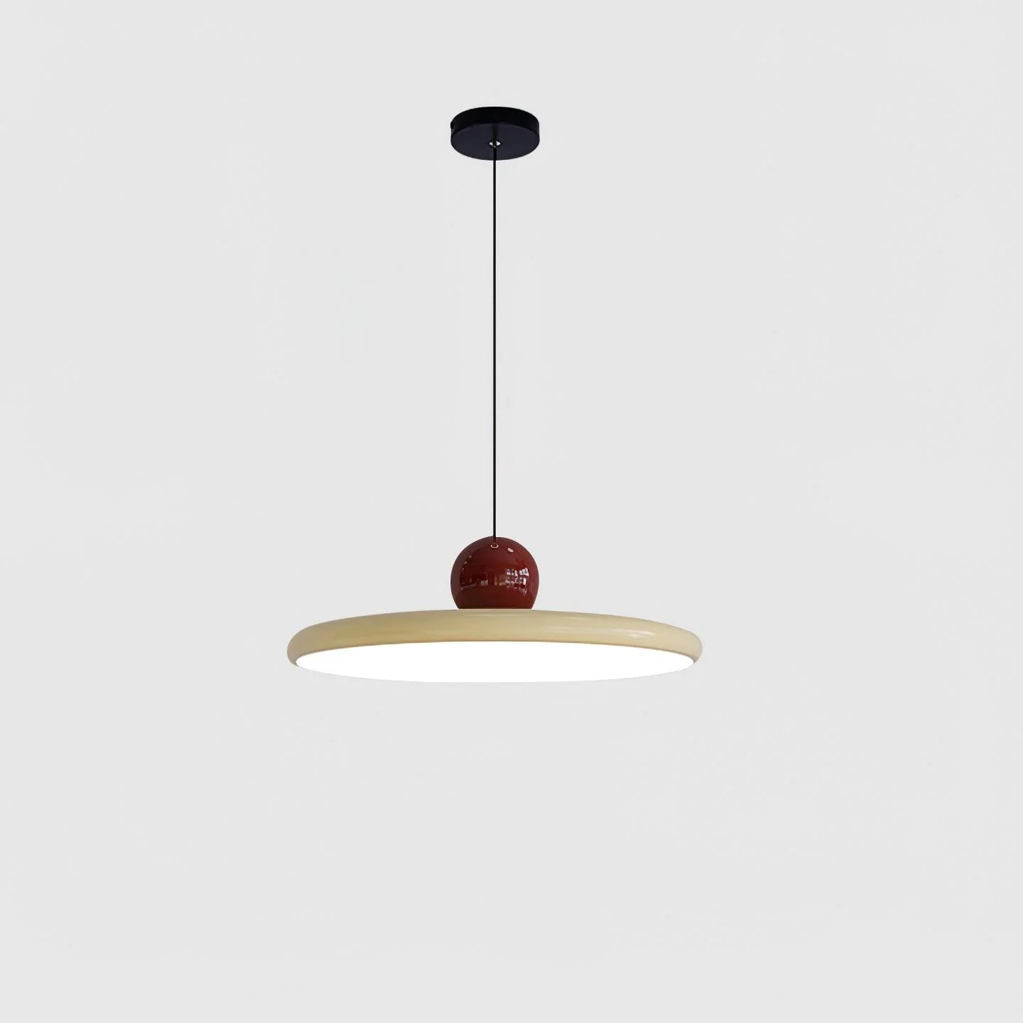 Suspension Disque Perforé Style Macaron — Lustre Nordique Coloré | MERINGUE™