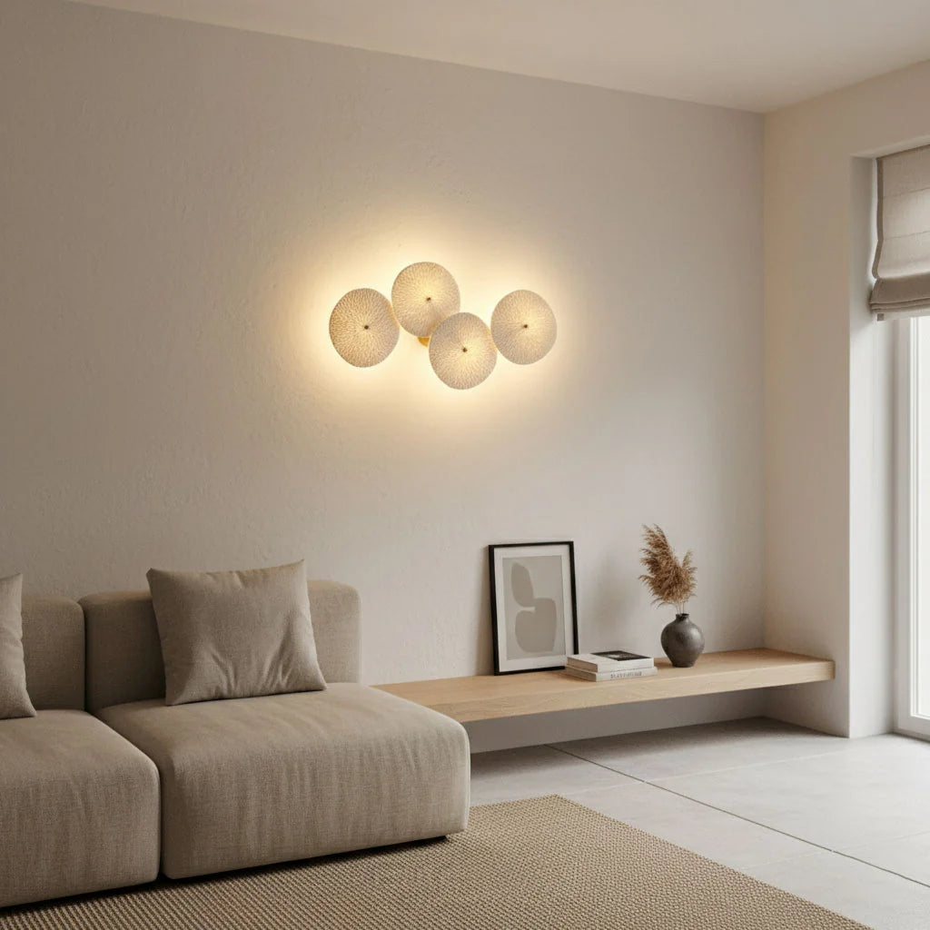 Applique Murale Céramique Feuille de Lotus | NYMPHÉA™