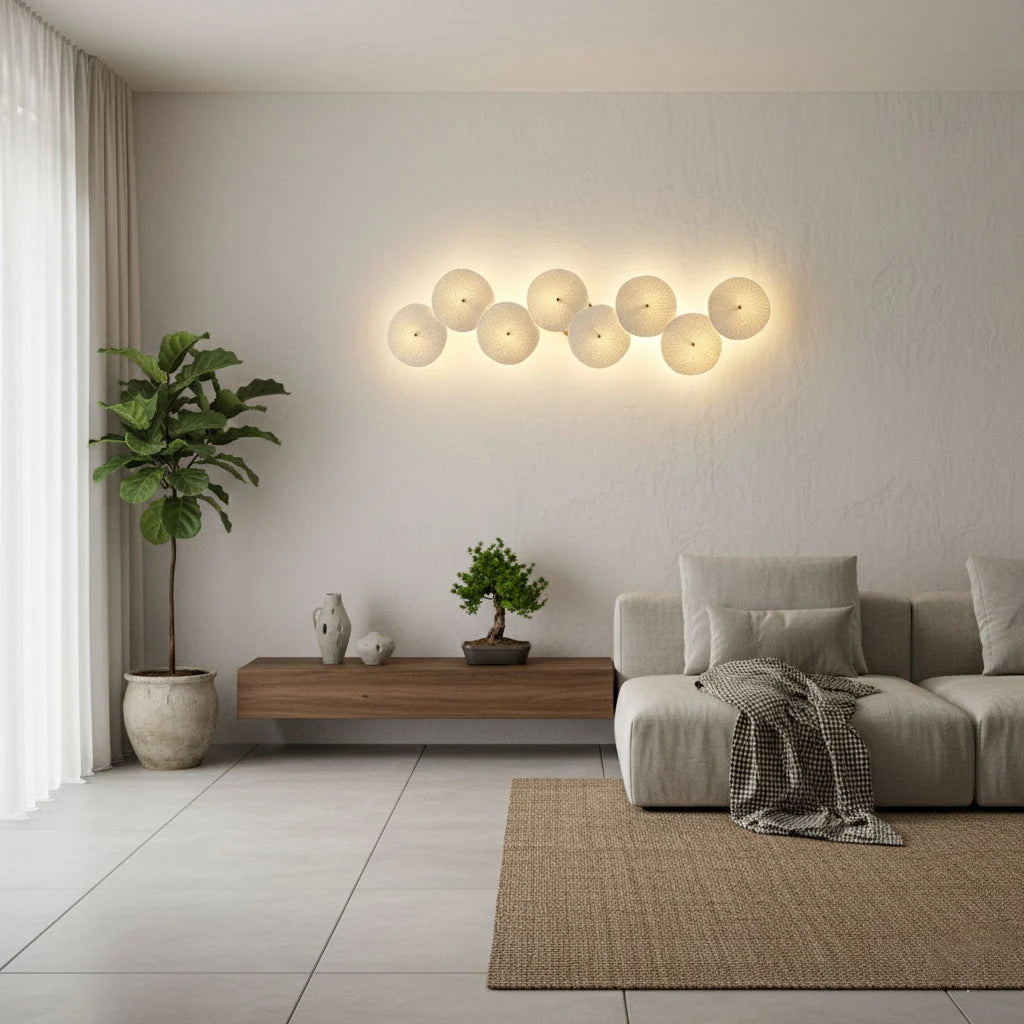 Applique Murale Céramique Feuille de Lotus | NYMPHÉA™