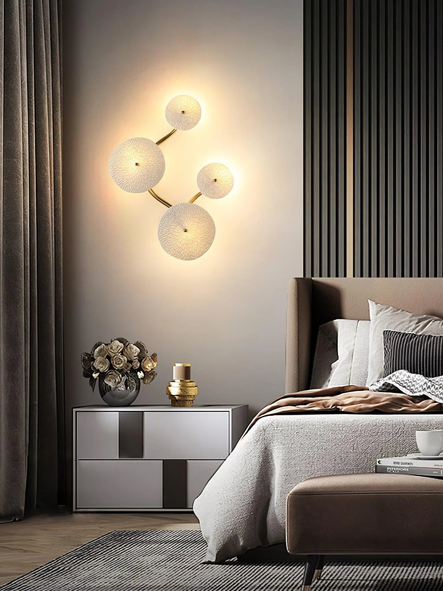 Applique Murale Céramique Feuille de Lotus | NYMPHÉA™