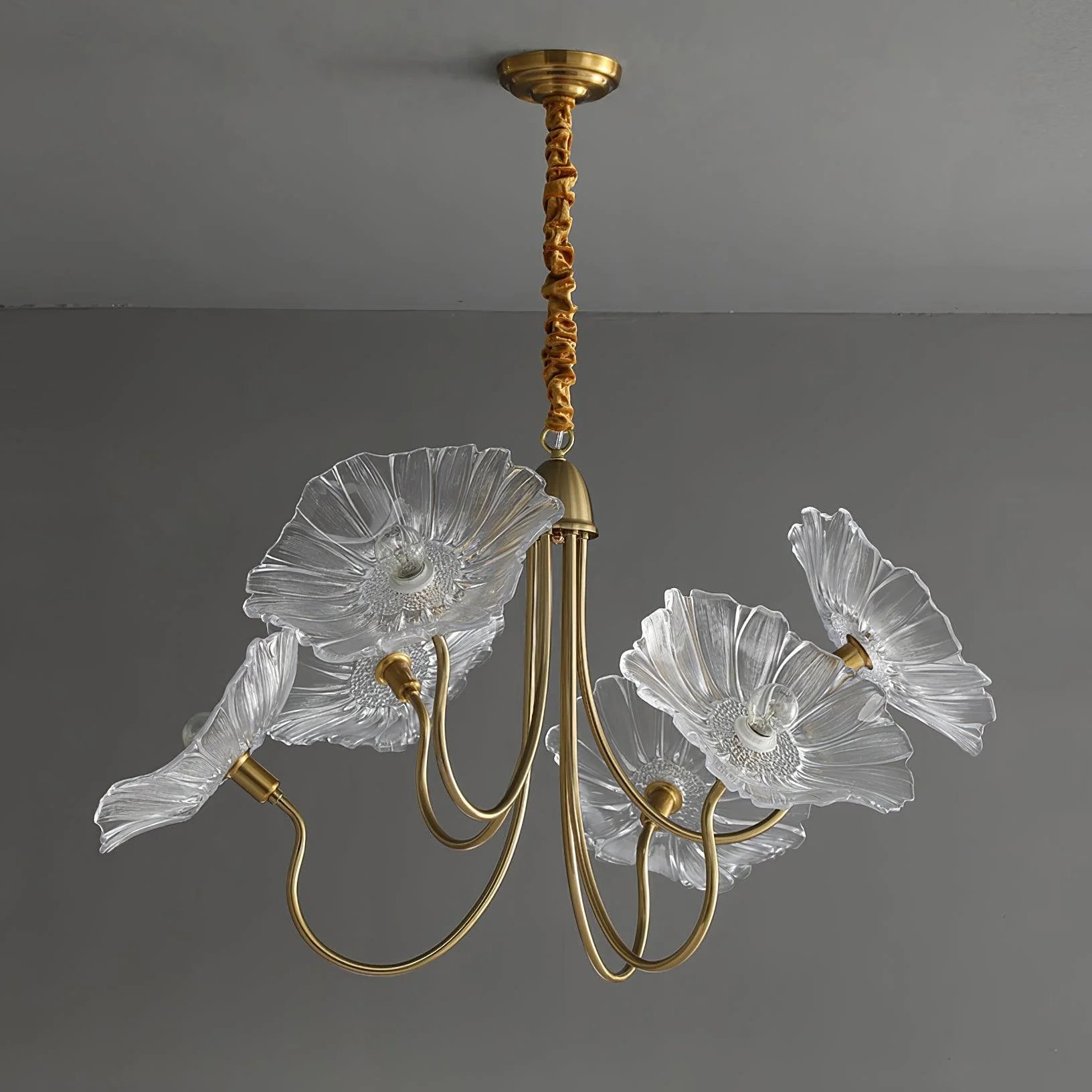 Lustre Feuille de Nénuphar en Verre Soufflé | NÉNUPHAR™