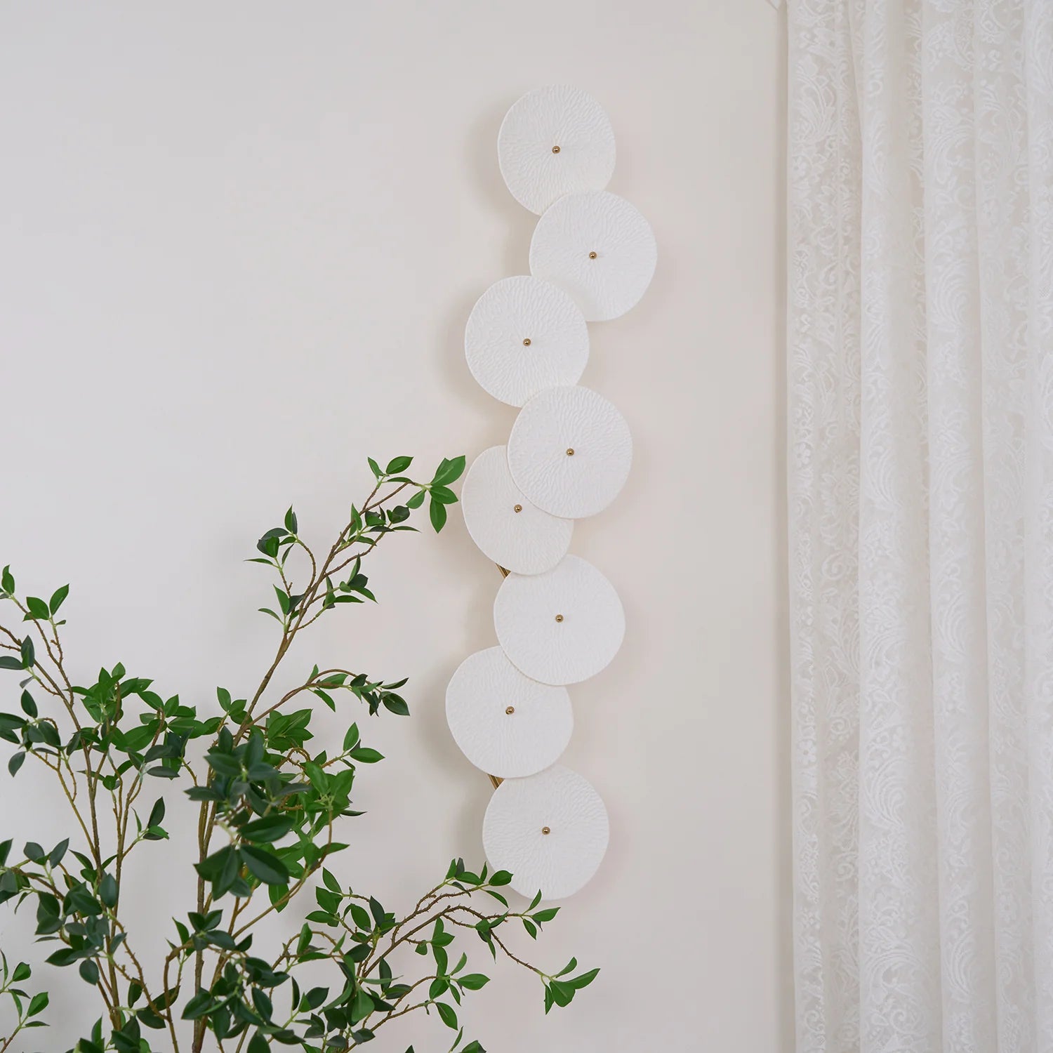 Applique Murale Céramique Feuille de Lotus | NYMPHÉA™