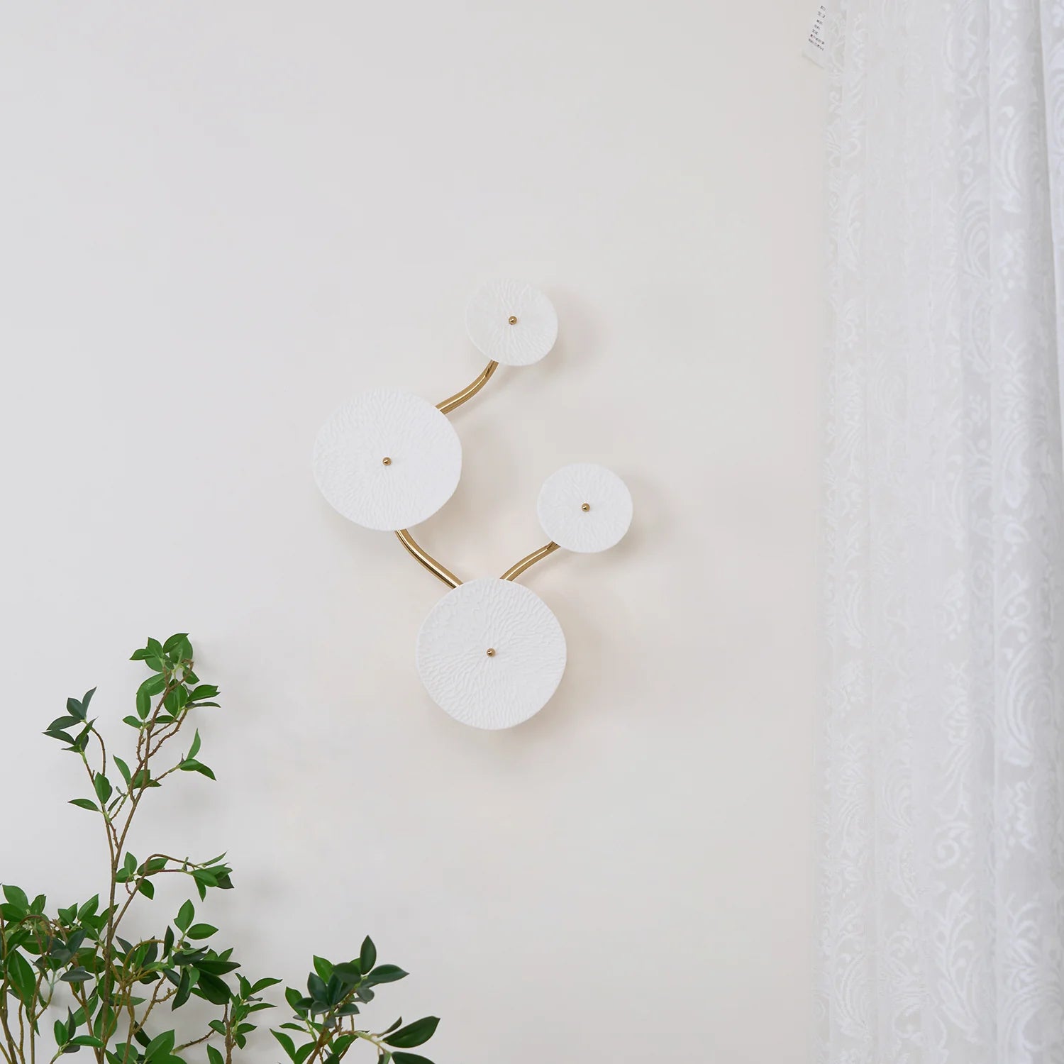 Applique Murale Céramique Feuille de Lotus | NYMPHÉA™