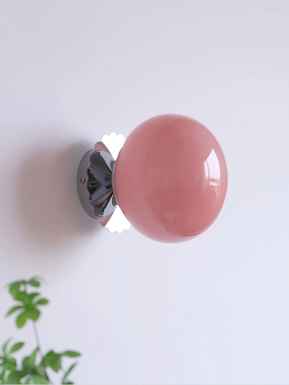 Applique Murale Globe en Verre Coloré — Lampe Murale Style Simple | PASTILLE™