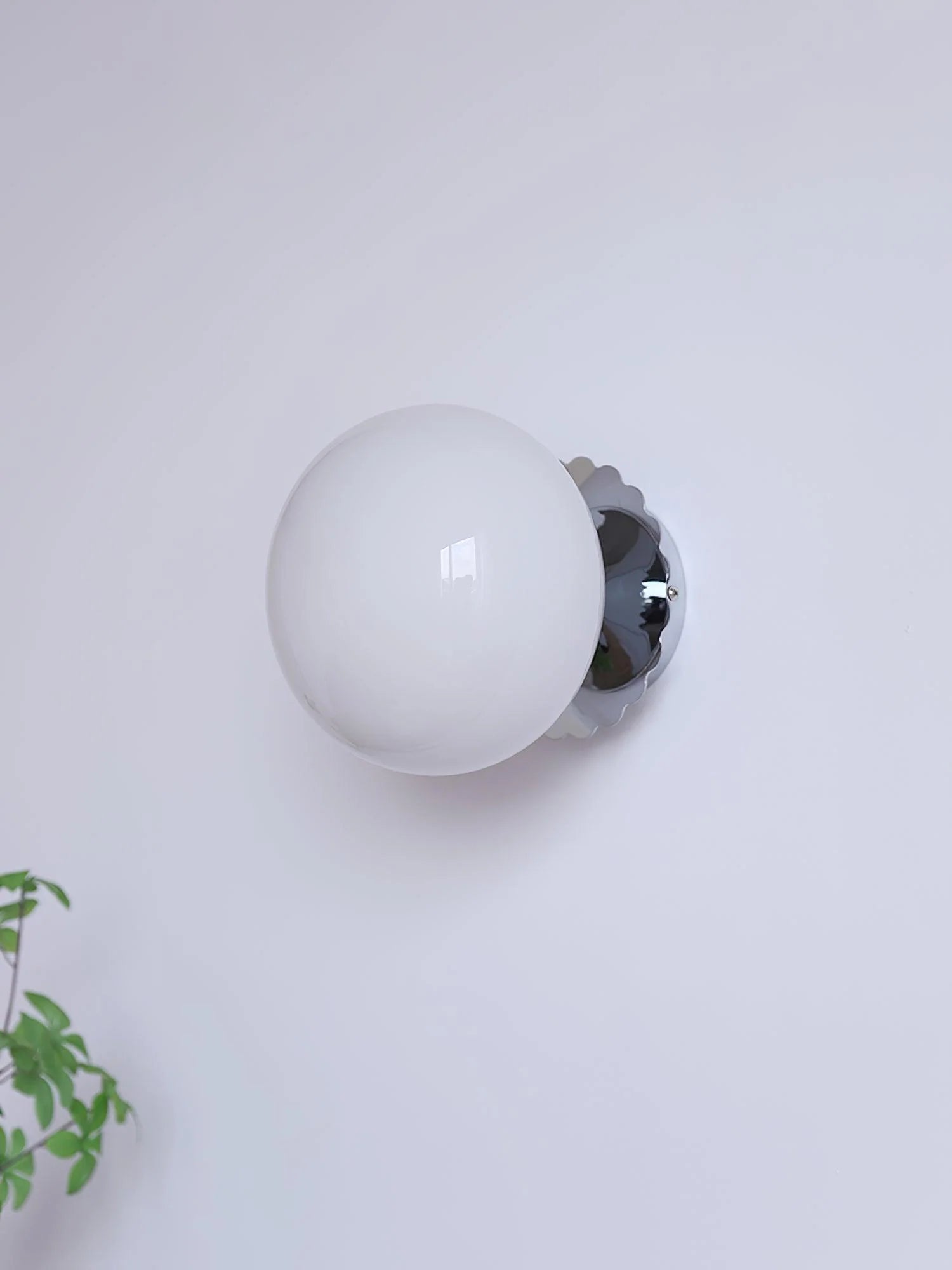 Applique Murale Globe en Verre Coloré — Lampe Murale Style Simple | PASTILLE™