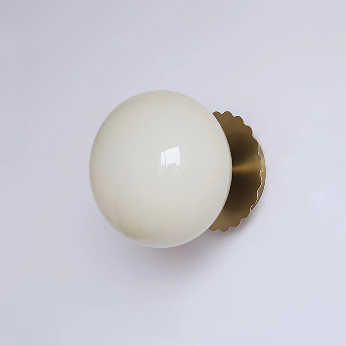 Applique Murale Globe en Verre Coloré — Lampe Murale Style Simple | PASTILLE™