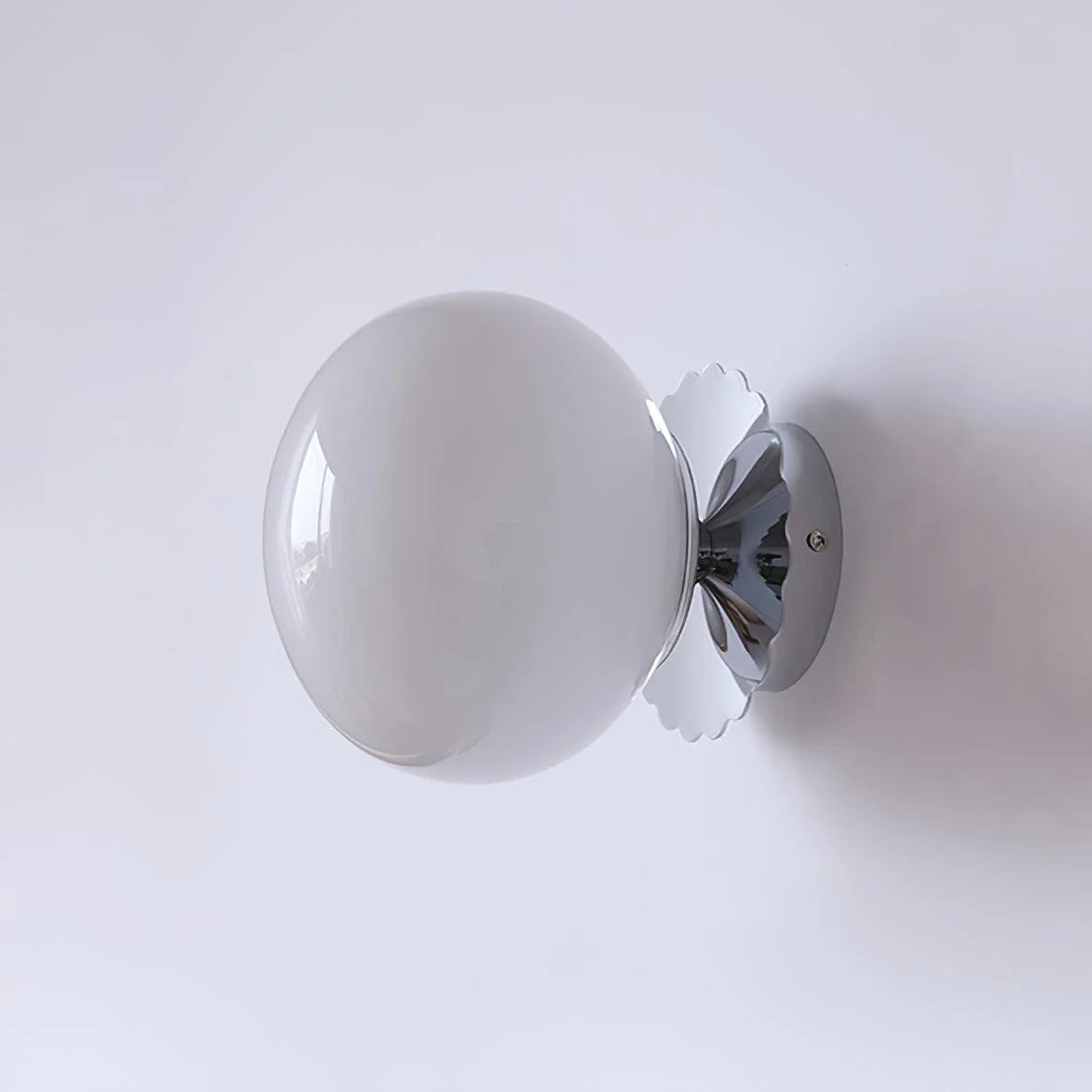 Applique Murale Globe en Verre Coloré — Lampe Murale Style Simple | PASTILLE™