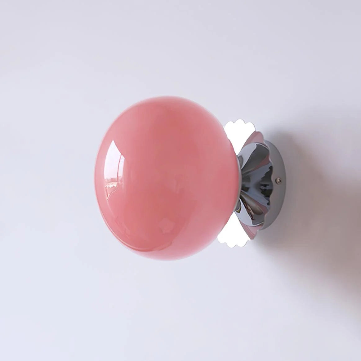 Applique Murale Globe en Verre Coloré — Lampe Murale Style Simple | PASTILLE™