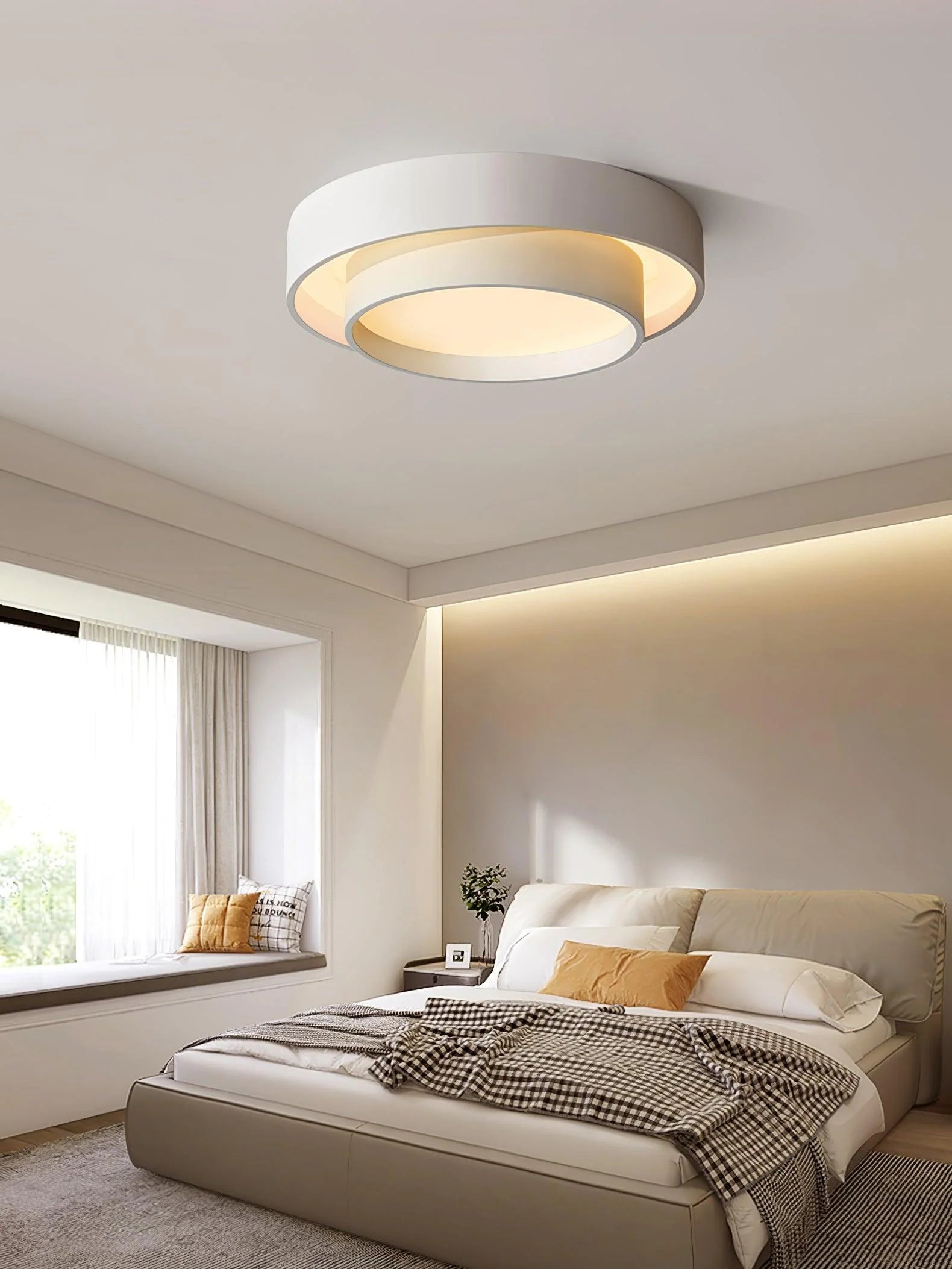 Plafonnier Design Double Disque Minimaliste pour Chambre & Salon | EOS™