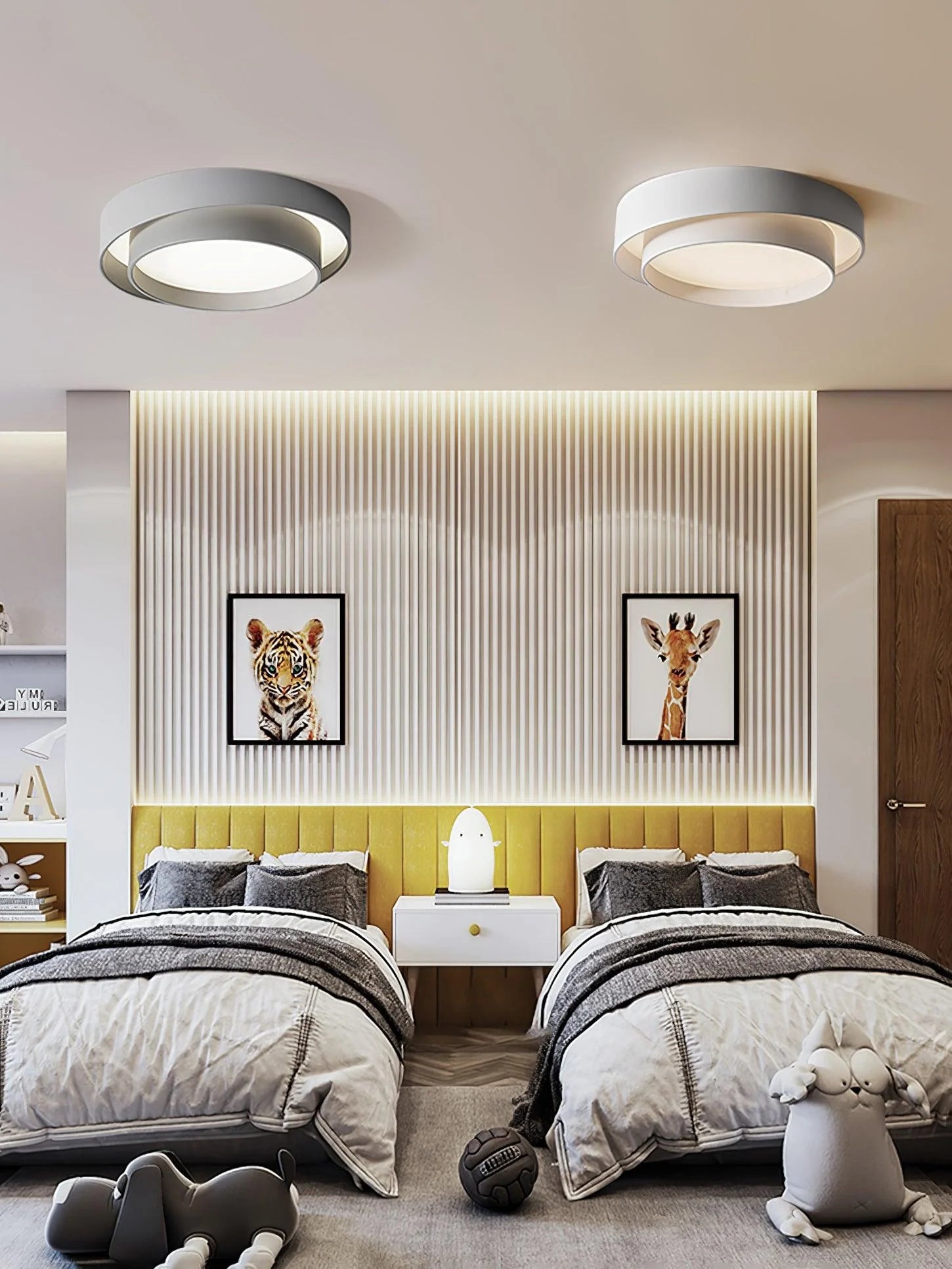 Plafonnier Design Double Disque Minimaliste pour Chambre & Salon | EOS™