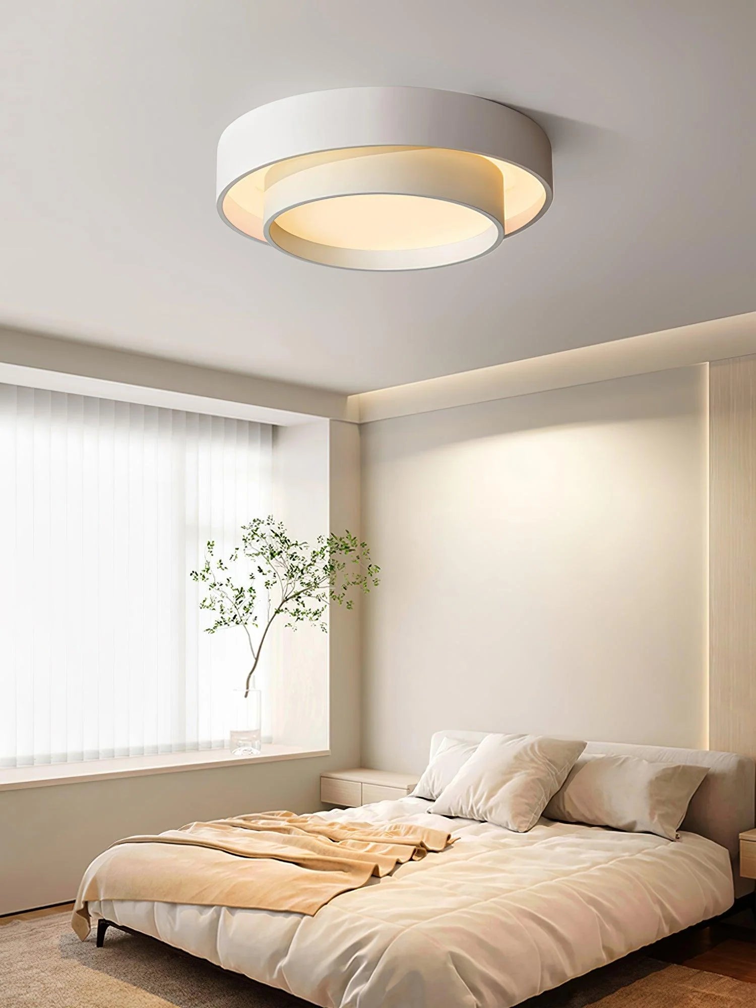 Plafonnier Design Double Disque Minimaliste pour Chambre & Salon | EOS™