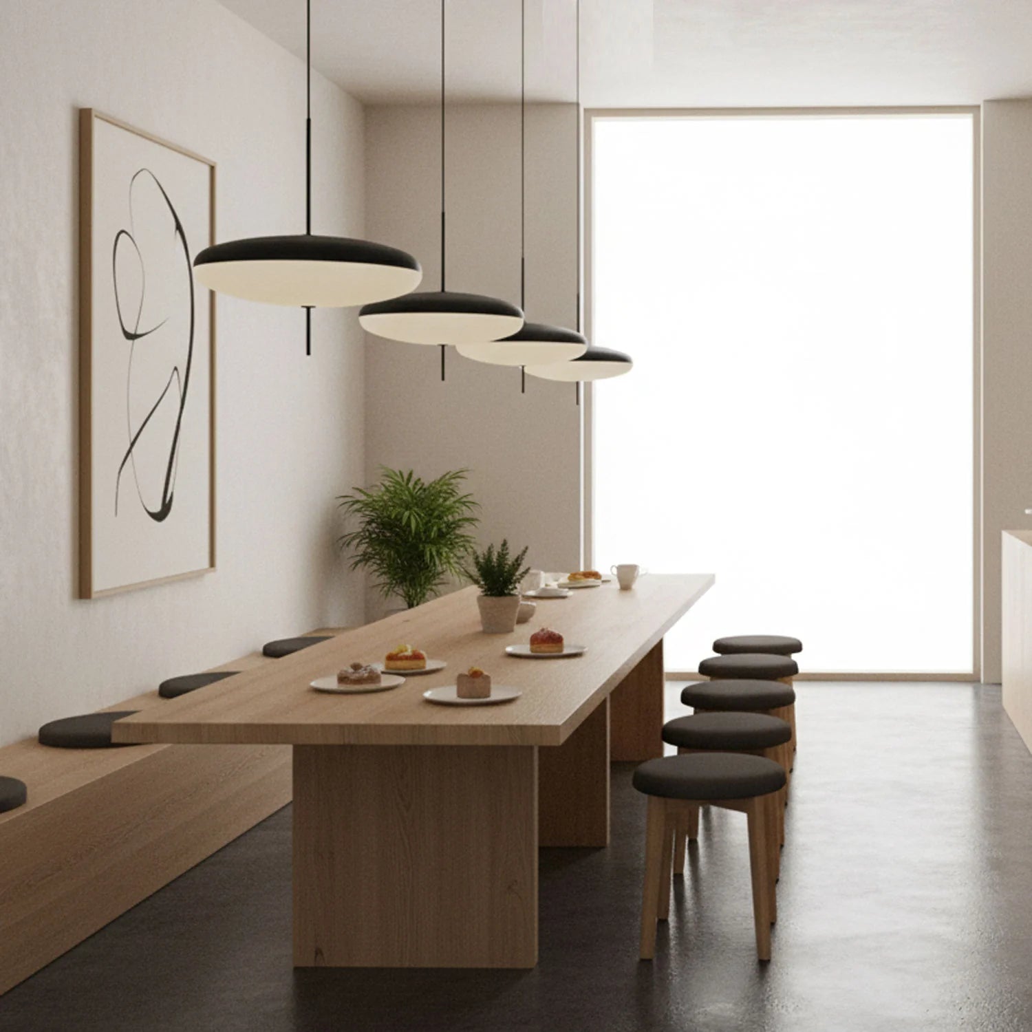 Suspension Disque Design Soucoupe Volante — Lustre Style Nordique Minimaliste | NAVETTE™