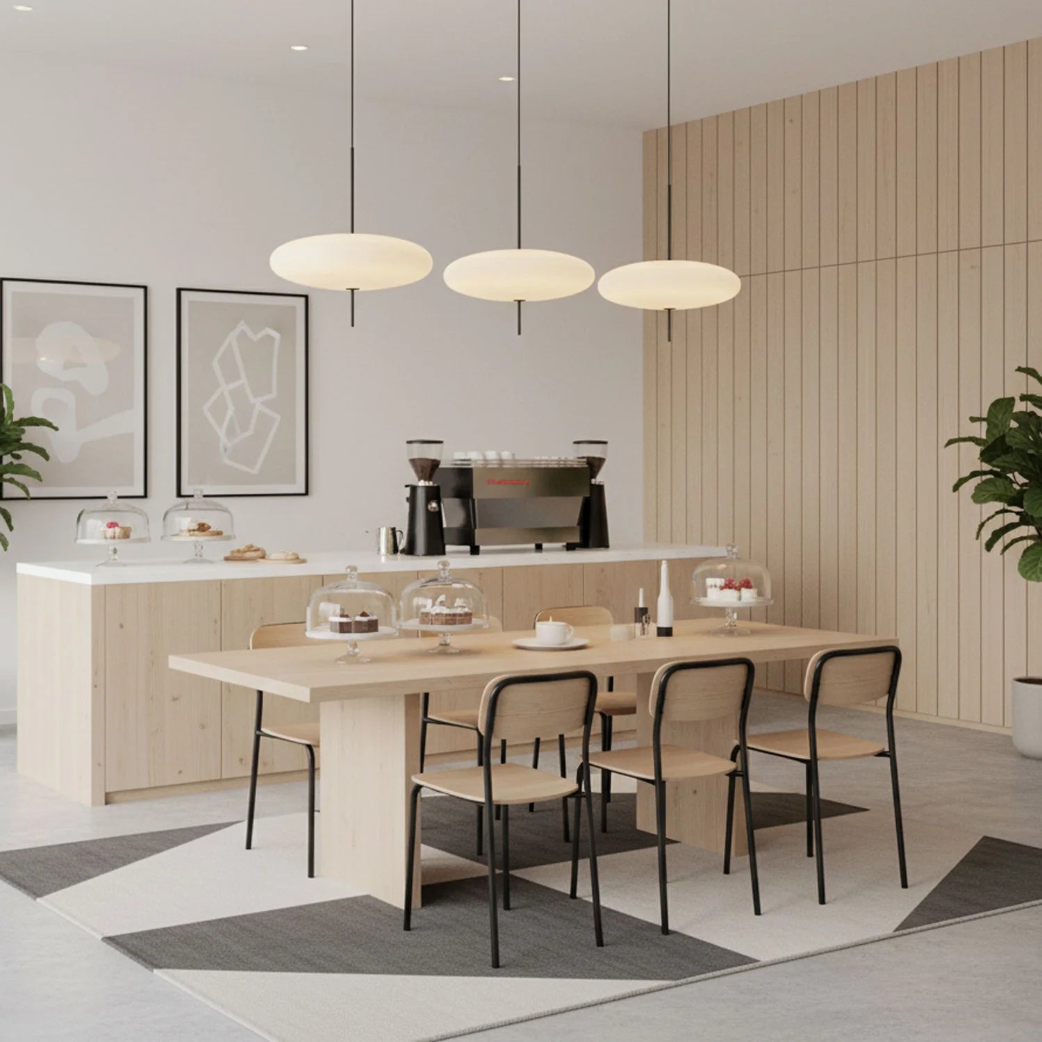 Suspension Disque Design Soucoupe Volante — Lustre Style Nordique Minimaliste | NAVETTE™