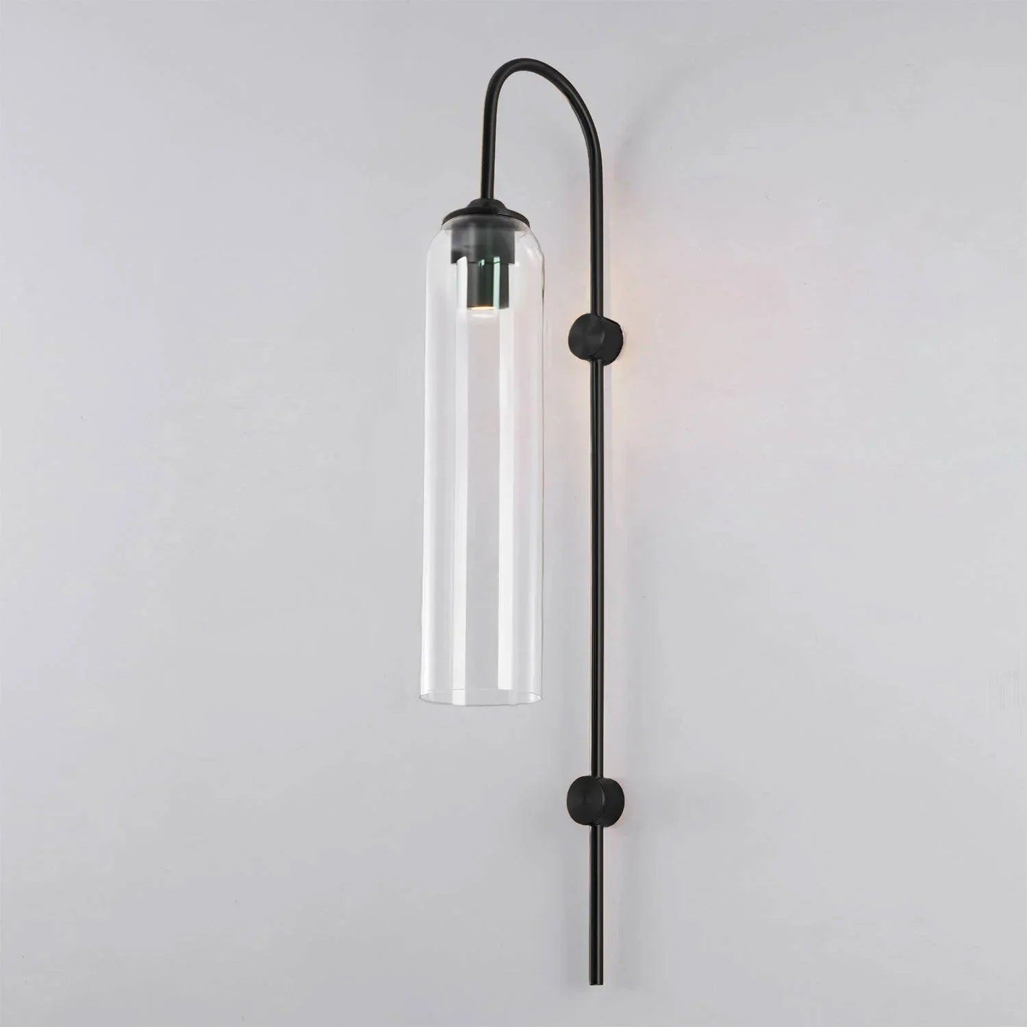 Applique Murale Tube en Verre Coloré — Lampe Chevet Style Nordique Moderne | FUSEAU™