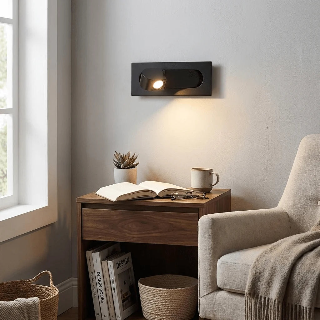 Liseuse Murale Encastrée LED Orientable | LUCARNE™