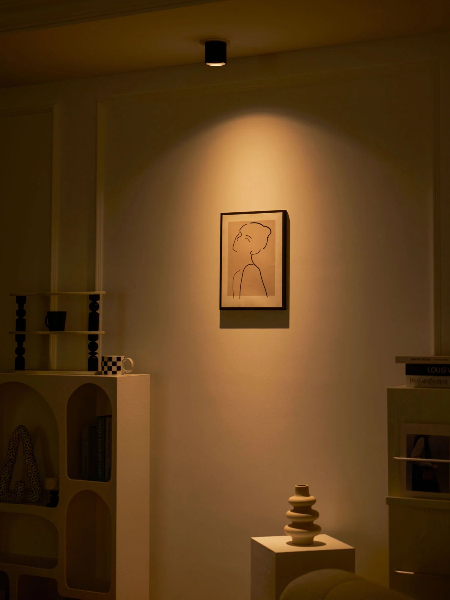 Spot Encastré Cylindrique GU10 Solaire — Downlight Design Minimaliste | ŒIL™