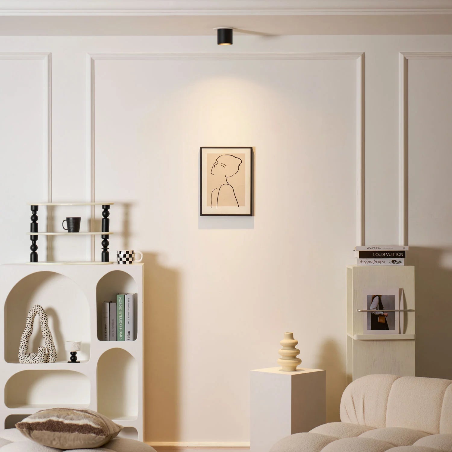 Spot Encastré Cylindrique GU10 Solaire — Downlight Design Minimaliste | ŒIL™