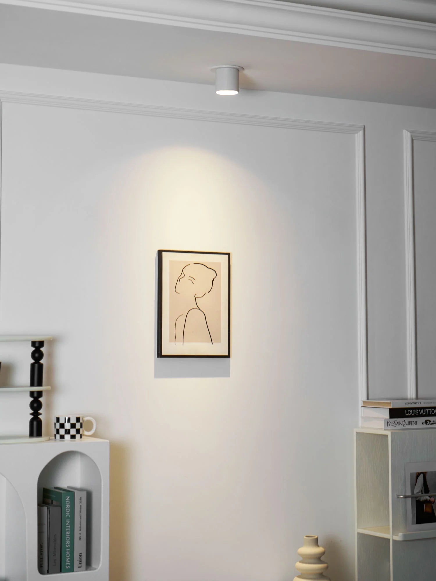 Spot Encastré Cylindrique GU10 Solaire — Downlight Design Minimaliste | ŒIL™