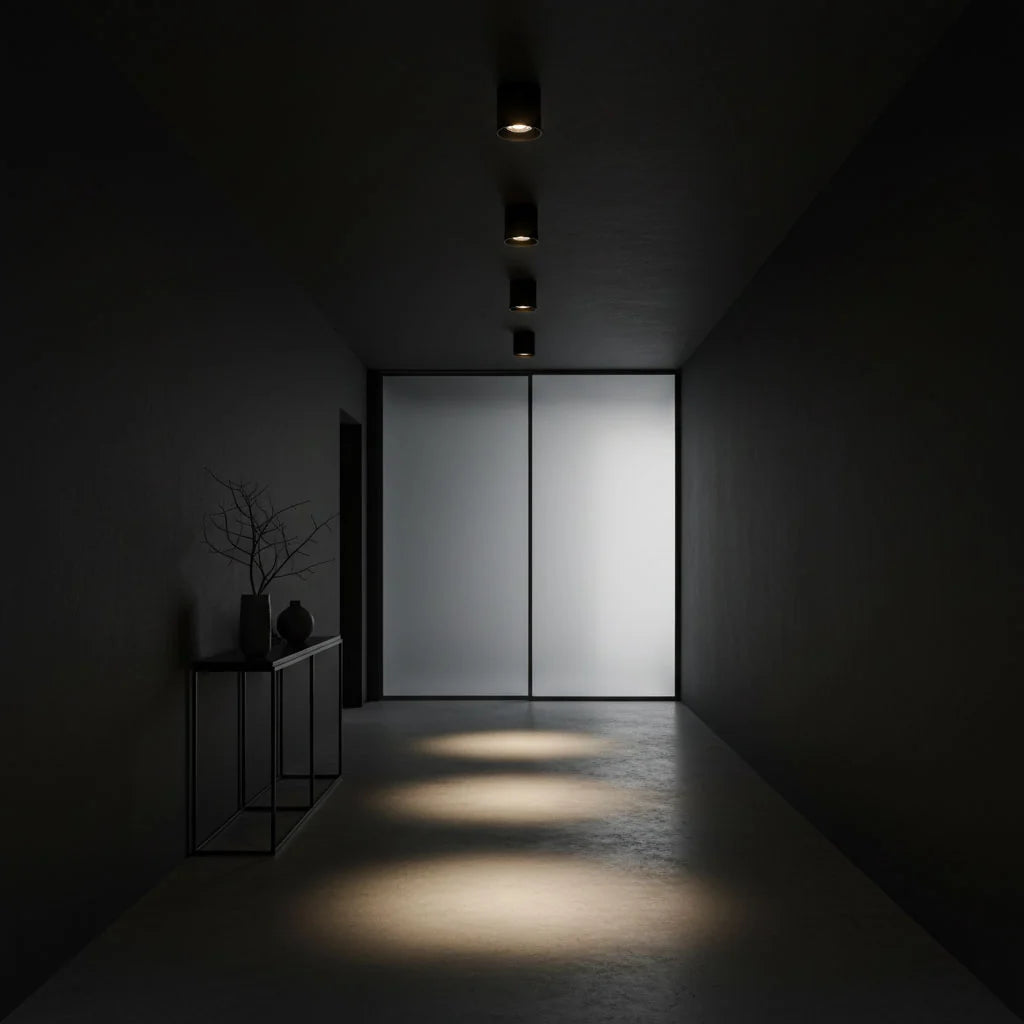 Spot Encastré Cylindrique GU10 Solaire — Downlight Design Minimaliste | ŒIL™
